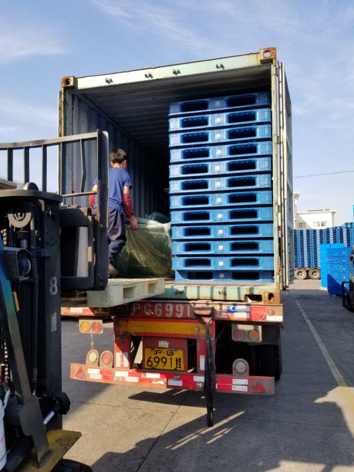 double face plastic pallets to Panama 02