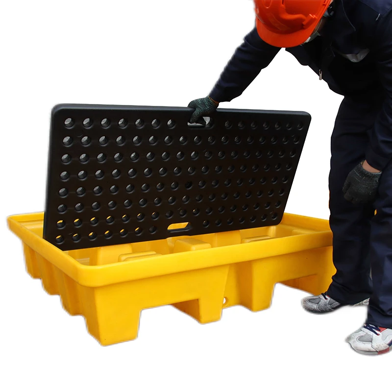 China 4 drum spill pallet China 4 drum spill pallet