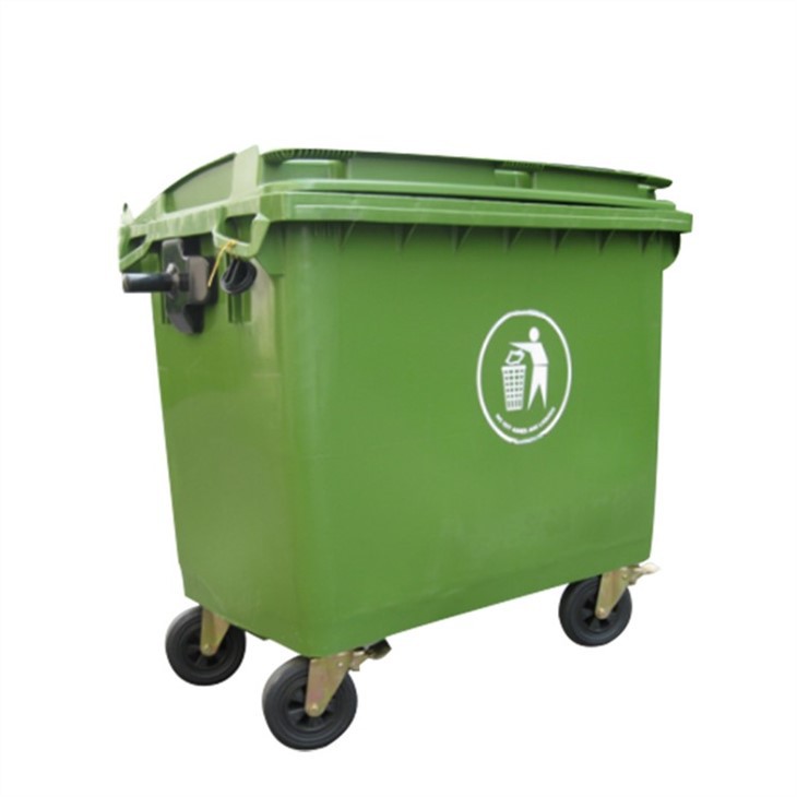 HDPE Large Plastic Trash Dustbin