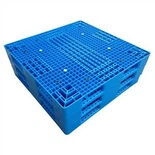 Palettes en plastique industrielles bleues