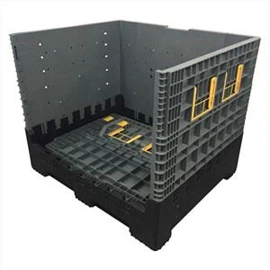 Bacs à palettes pliables en plastique