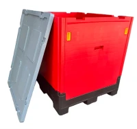 Caisse-palette de transport pliable pour liquide