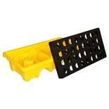 Palettes de déversement de pétrole en plastique dur