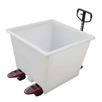 Cuve inclinable en plastique-pour chariot élévateur à usage intensif