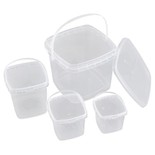 Boîte de rangement de rangement carré mince